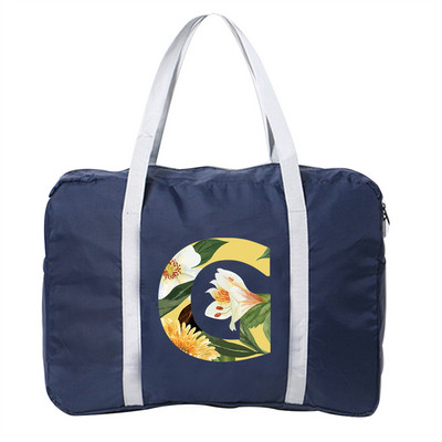 Najlonska sklopiva prtljaga Putne torbe Torba velikog kapaciteta Floral Letter Series Unisex vodootporne ručne torbe Putne torbe Dropshipping