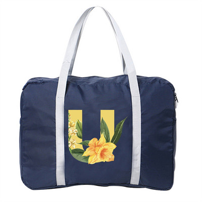 Najlonska sklopiva prtljaga Putne torbe Torba velikog kapaciteta Floral Letter Series Unisex vodootporne ručne torbe Putne torbe Dropshipping