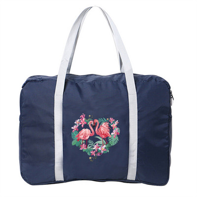 Pagasi reisikott Nailonist kokkupandav Unisex suure mahutavusega pakk Flamingo Print Unisex veekindlad käekotid Reisikotid Dropshipping