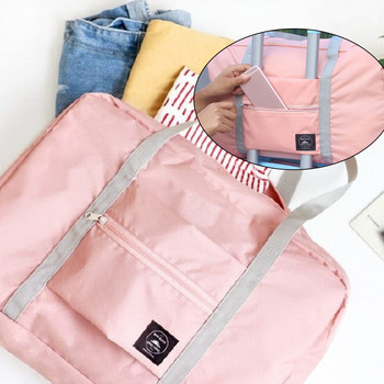 Σειρά whitemarbleI τσάντα ταξιδιού Αδιάβροχη πτυσσόμενη συσκευασία ώμου αποσκευών Nylon casual τσάντες Trend Πακέτα τσαντάκια μεγάλης χωρητικότητας