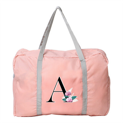 Σειρά whitemarbleI τσάντα ταξιδιού Αδιάβροχη πτυσσόμενη συσκευασία ώμου αποσκευών Nylon casual τσάντες Trend Πακέτα τσαντάκια μεγάλης χωρητικότητας