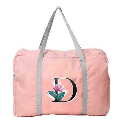 Σειρά whitemarbleI τσάντα ταξιδιού Αδιάβροχη πτυσσόμενη συσκευασία ώμου αποσκευών Nylon casual τσάντες Trend Πακέτα τσαντάκια μεγάλης χωρητικότητας