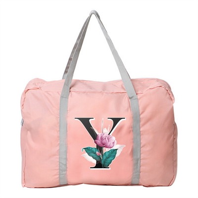 Σειρά whitemarbleI τσάντα ταξιδιού Αδιάβροχη πτυσσόμενη συσκευασία ώμου αποσκευών Nylon casual τσάντες Trend Πακέτα τσαντάκια μεγάλης χωρητικότητας