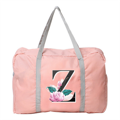 Σειρά whitemarbleI τσάντα ταξιδιού Αδιάβροχη πτυσσόμενη συσκευασία ώμου αποσκευών Nylon casual τσάντες Trend Πακέτα τσαντάκια μεγάλης χωρητικότητας