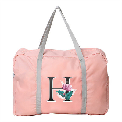 Σειρά whitemarbleI τσάντα ταξιδιού Αδιάβροχη πτυσσόμενη συσκευασία ώμου αποσκευών Nylon casual τσάντες Trend Πακέτα τσαντάκια μεγάλης χωρητικότητας