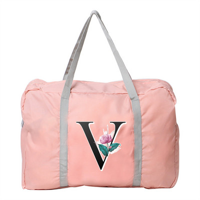 Σειρά whitemarbleI τσάντα ταξιδιού Αδιάβροχη πτυσσόμενη συσκευασία ώμου αποσκευών Nylon casual τσάντες Trend Πακέτα τσαντάκια μεγάλης χωρητικότητας