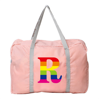 Sulankstomas kelioninis krepšys vandeniui atsparus bagažo vaivorykštės serijos spausdinimo ant pečių paketas nailoninis laisvalaikio rankinė Nauji didelės talpos krepšiai