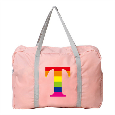 Sulankstomas kelioninis krepšys vandeniui atsparus bagažo vaivorykštės serijos spausdinimo ant pečių paketas nailoninis laisvalaikio rankinė Nauji didelės talpos krepšiai