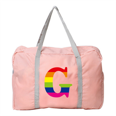 Sulankstomas kelioninis krepšys vandeniui atsparus bagažo vaivorykštės serijos spausdinimo ant pečių paketas nailoninis laisvalaikio rankinė Nauji didelės talpos krepšiai