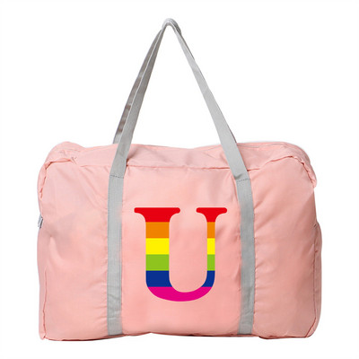 Sulankstomas kelioninis krepšys vandeniui atsparus bagažo vaivorykštės serijos spausdinimo ant pečių paketas nailoninis laisvalaikio rankinė Nauji didelės talpos krepšiai