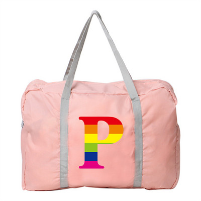 Sulankstomas kelioninis krepšys vandeniui atsparus bagažo vaivorykštės serijos spausdinimo ant pečių paketas nailoninis laisvalaikio rankinė Nauji didelės talpos krepšiai