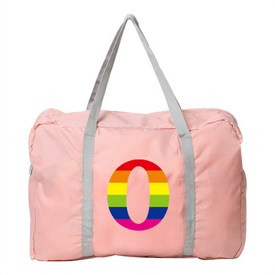 Sulankstomas kelioninis krepšys vandeniui atsparus bagažo vaivorykštės serijos spausdinimo ant pečių paketas nailoninis laisvalaikio rankinė Nauji didelės talpos krepšiai