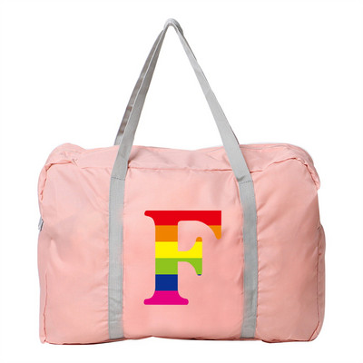 Sulankstomas kelioninis krepšys vandeniui atsparus bagažo vaivorykštės serijos spausdinimo ant pečių paketas nailoninis laisvalaikio rankinė Nauji didelės talpos krepšiai