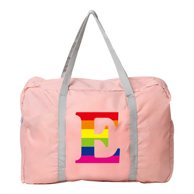 Sulankstomas kelioninis krepšys vandeniui atsparus bagažo vaivorykštės serijos spausdinimo ant pečių paketas nailoninis laisvalaikio rankinė Nauji didelės talpos krepšiai