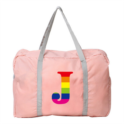 Sulankstomas kelioninis krepšys vandeniui atsparus bagažo vaivorykštės serijos spausdinimo ant pečių paketas nailoninis laisvalaikio rankinė Nauji didelės talpos krepšiai