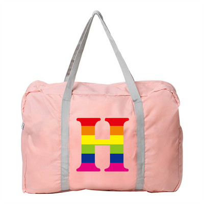 Sulankstomas kelioninis krepšys vandeniui atsparus bagažo vaivorykštės serijos spausdinimo ant pečių paketas nailoninis laisvalaikio rankinė Nauji didelės talpos krepšiai