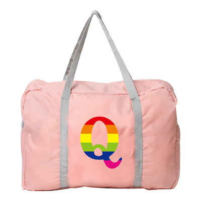 Sulankstomas kelioninis krepšys vandeniui atsparus bagažo vaivorykštės serijos spausdinimo ant pečių paketas nailoninis laisvalaikio rankinė Nauji didelės talpos krepšiai