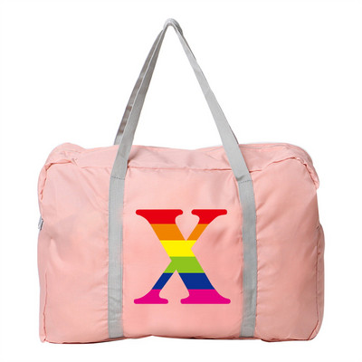 Sulankstomas kelioninis krepšys vandeniui atsparus bagažo vaivorykštės serijos spausdinimo ant pečių paketas nailoninis laisvalaikio rankinė Nauji didelės talpos krepšiai