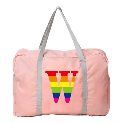 Sulankstomas kelioninis krepšys vandeniui atsparus bagažo vaivorykštės serijos spausdinimo ant pečių paketas nailoninis laisvalaikio rankinė Nauji didelės talpos krepšiai