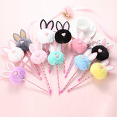 1X Candy Plush Rabbit Gel Pen Rollerball školski uredski pribor
