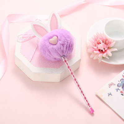1X Candy Plush Rabbit Gel Pen Rollerball školski uredski pribor
