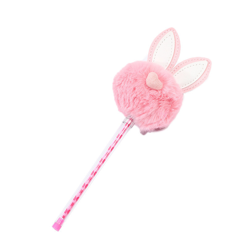 1X Candy Plush Rabbit Gel Pen Rollerball školski uredski pribor