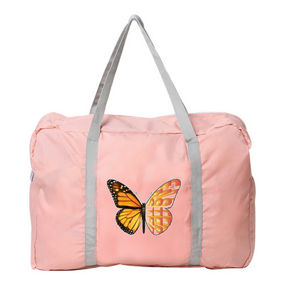 Kelioninis krepšys Moterys Stovyklavietės Nešiojami krepšiai Drugelis Spausdinti Organizatorius Bagažo krepšiai Sulankstomas užtrauktukas Priedai laikymo krepšys Rankinė