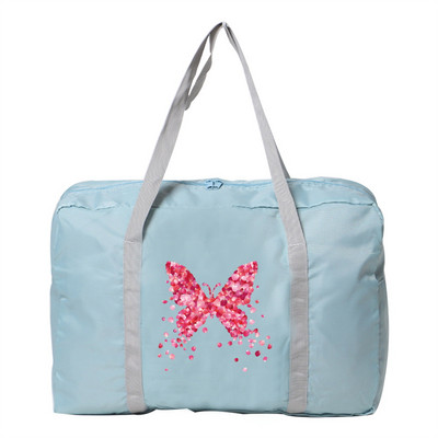 Kelioninis krepšys Moterų Lauko Stovykla rankinės Bagažo Krepšiai Sulankstomas užtrauktukas Organizatorius Nešiojami krepšiai Drugelis Spausdinti Priedai Krepšys