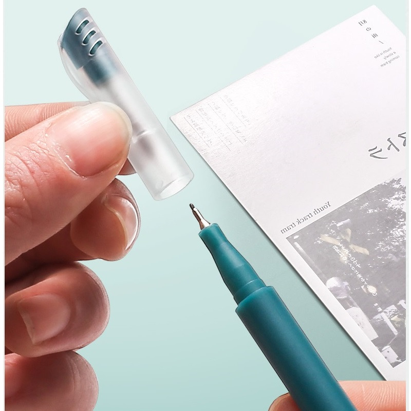 10db Multi Color gél toll készlet Mikron hegyű Sweet Salt Morandi Retro Colors Quick Dry Ink Marker Liner Highlighter Rajz A6247