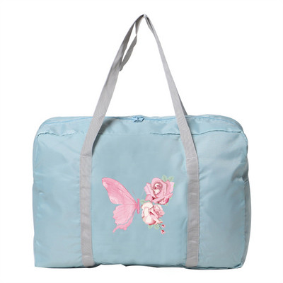 Moteriška rankinė Lauko kelionių organizatorius Priedai Krepšys Drugelis Spausdinti Užtrauktukas Sulankstomas bagažo krepšiai Madingi Unisex Nešiojami krepšiai