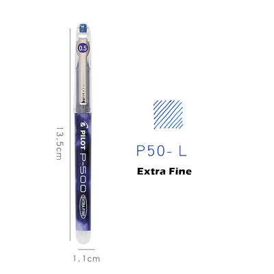 Pilot P500 P700 Gel Ink Στυλό Extra Fine Ball Point Στυλό Αδιάβροχο Χρώμα Τύπος Pigment Χαρτικά Σχολικά είδη γραφείου A6017