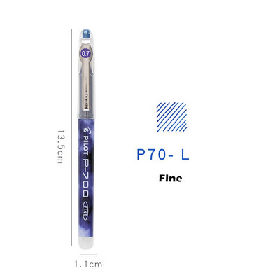 Pilot P500 P700 Gel Ink Στυλό Extra Fine Ball Point Στυλό Αδιάβροχο Χρώμα Τύπος Pigment Χαρτικά Σχολικά είδη γραφείου A6017