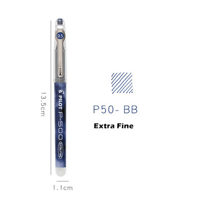 Pilot P500 P700 Gel Ink Στυλό Extra Fine Ball Point Στυλό Αδιάβροχο Χρώμα Τύπος Pigment Χαρτικά Σχολικά είδη γραφείου A6017