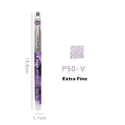 Pilot P500 P700 Gel Ink Στυλό Extra Fine Ball Point Στυλό Αδιάβροχο Χρώμα Τύπος Pigment Χαρτικά Σχολικά είδη γραφείου A6017
