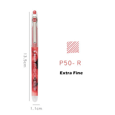Pilot P500 P700 Gel Ink Στυλό Extra Fine Ball Point Στυλό Αδιάβροχο Χρώμα Τύπος Pigment Χαρτικά Σχολικά είδη γραφείου A6017