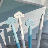 2 kom Blue White Cloud gel olovke Set 0,5 mm kemijske olovke crne boje za pisanje Ured za učenike A7234