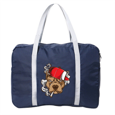 Moterų kelionių rankinės Tvarkyklės Didelės talpos bagažo saugojimo krepšiai Nauji vandeniui atsparūs priedai Krepšys su užtrauktuku nešiojamasis maišelis šunų serija