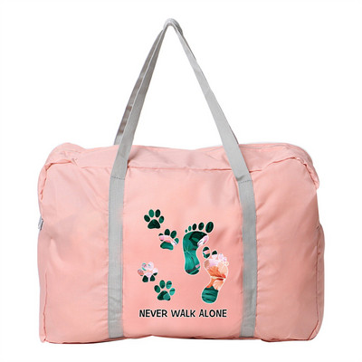 Unisex τσάντα αποσκευών Τσάντα ταξιδιού Μεγάλης χωρητικότητας Ίχνη οργάνωσης Εκτύπωση Πτυσσόμενα αξεσουάρ Τσάντες Πακέτο Duffle Proof στην υγρασία