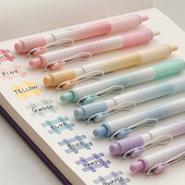 4 τεμ. Romantic Aurora Gel Pens Set Smooth 0,5mm Ballpoint Μαύρο έγχρωμο μελάνι γρήγορου στεγνώματος για τη γραφή School Office A7259