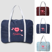 Unisex sulankstomi kelioniniai aksesuarai Krepšiai Moteriški Stovyklavietės Bagažo saugojimo Krepšys Vyrams Nešiojama Užtrauktuku Duffle Pack Mouth Series rankinė