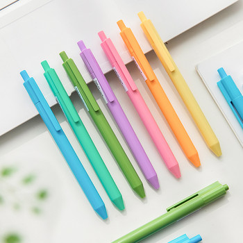 3бр. Комплект гел химикалки Candy Color през пролетта и лятото Ограничени 0,38 мм химикалки с черно мастило за писане в офис училище A6394