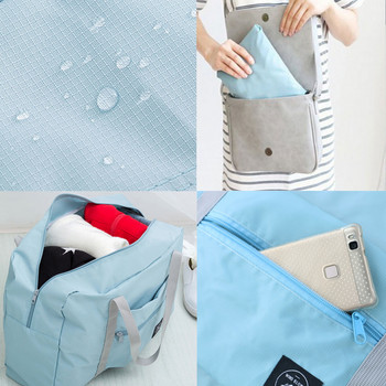 Unisex Αξεσουάρ ταξιδιού για υπαίθριο κάμπινγκ Τσάντες μεγάλης χωρητικότητας Organizer Zipper Handbag Bear Print Series Πτυσσόμενη τσάντα αποσκευών