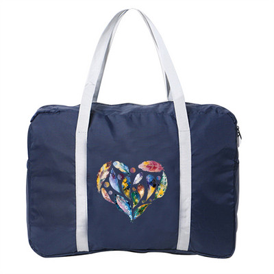 Kelioninis krepšys Moterų mada Lauko stovyklavimo rankinė Sulankstomi tualeto reikmenys Organizatorius Aksesuarai Krepšiai Meilė Spausdinti Užtrauktukas Bagažo krepšys