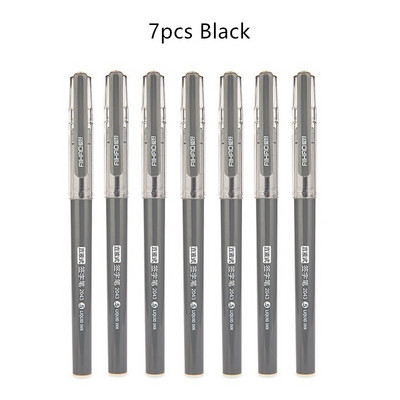 7 vnt Spalvoti gelio rašikliai Tušinukai 0,5 mm Vizualiniai be rašalo ritininiai rutuliniai rašikliai parašui rašyti Mokyklos biuro reikmenys 6663