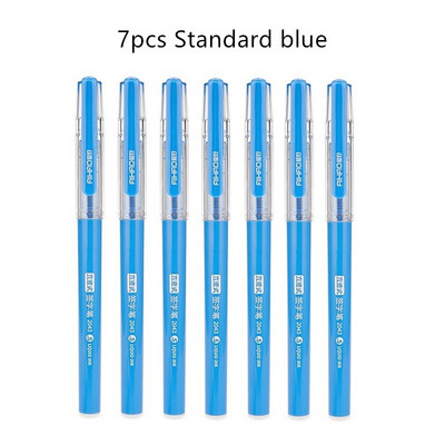 7 vnt Spalvoti gelio rašikliai Tušinukai 0,5 mm Vizualiniai be rašalo ritininiai rutuliniai rašikliai parašui rašyti Mokyklos biuro reikmenys 6663