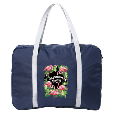 Unisex Lauko Didelės talpos Duffle Pack Drabužių Tvarkyklės Sulankstoma rankinė Flamingo Rašto Nešiojami Krepšiai Kelioniniai Aksesuarai Krepšys