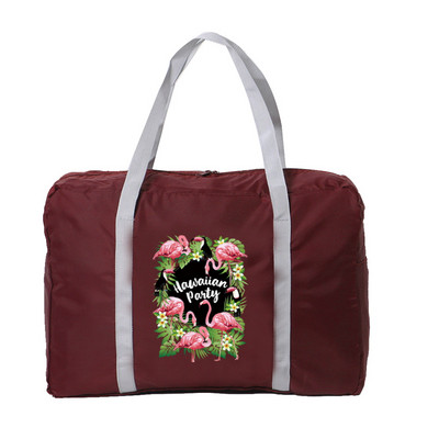 Unisex Lauko Didelės talpos Duffle Pack Drabužių Tvarkyklės Sulankstoma rankinė Flamingo Rašto Nešiojami Krepšiai Kelioniniai Aksesuarai Krepšys