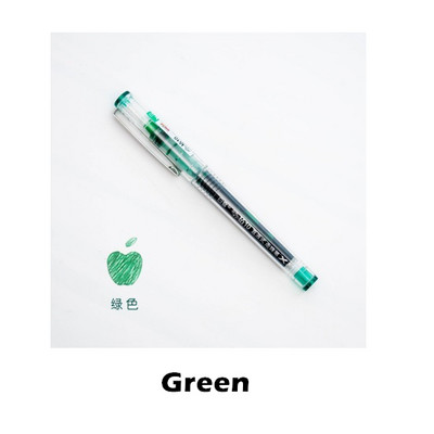 1 vnt Deimantinis permatomas rašalinis rašiklis be skystos spalvos 0,5 mm tušinukai, skirti rašyti parašų piešimui mokykliniai reikmenys A6002