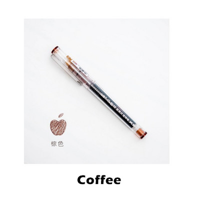 1 vnt Deimantinis permatomas rašalinis rašiklis be skystos spalvos 0,5 mm tušinukai, skirti rašyti parašų piešimui mokykliniai reikmenys A6002