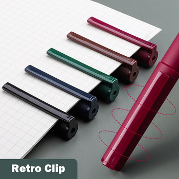 Комплект ретро цветни гел химикалки 0,5 мм, химикалки с бързосъхнещо мастило, ролкови химикалки за писане, рисуване в дневник Office School A6231